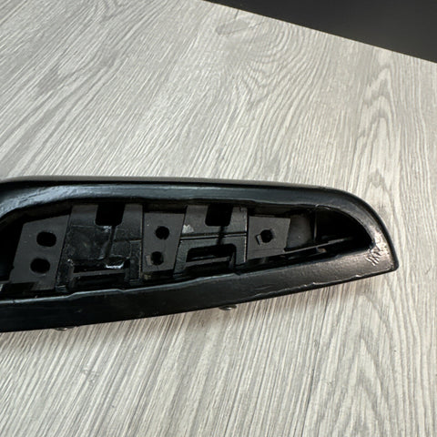 01-06 BMW OEM E46 M3 Titan Shadow Black Vert Trim Armrest + Pad Left Driver Rear