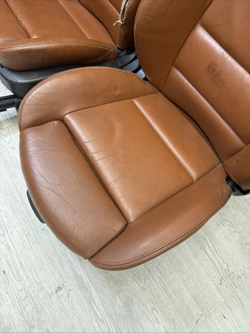 01-06 BMW E46 M3 Convertible Interior Front Heated Seats Cinnamon