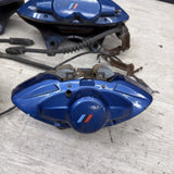 OEM BMW F80 F83 M3 M4 Front Rear 380/370mm Brake Calipers SET Brembo Blue