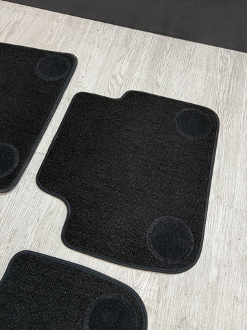 Genuine 01-06 BMW E46 M3 Coupe Carpets Floor Mats Black Front & Rear