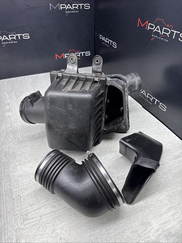01-06 BMW E46 M3 S54 Air Filter Intake Suction Box Duct Inlet Original *Chip*