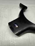 OEM 01-06 BMW E46 M3 Lower Steering Wheel Trim Cover Plate Black