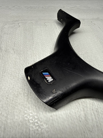 OEM 01-06 BMW E46 M3 Lower Steering Wheel Trim Cover Plate Black