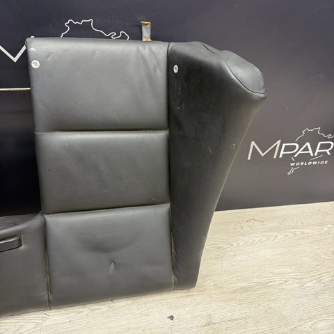 BMW 01-06 E46 M3 Convertible Rear Seat Back Rest Cushion Black Leather Backrest