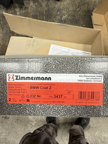 NEW Zimmerman 06-13 BMW E90 E92 E93 328i 335i Brake Discs Rotors Pads Sensors