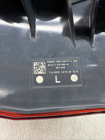 GENUINE BMW G30 5 Series F90 M5 LEFT LH SIDE LED TAIL LIGHT 7376469 USA