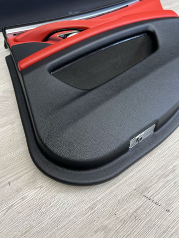 11-16 BMW F10 M5 SEDAN REAR RIGHT PASSENGER SAKHIR ORANGE DOOR CARD PANEL