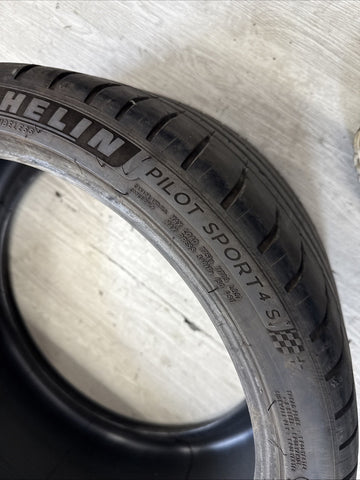 2023 Used Tire 285/30ZR20 Michelin Pilot Sport 4S - 99Y - 6-9/32