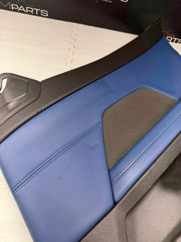 BMW 21-26 G82 G83 M4 Coupe Rear Right Passenger Side Door Panel Fjords Blue