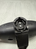 01-06 BMW E46 M3 Rearview Rear View Oval Mirror Red Nose Alarm Cap Cover