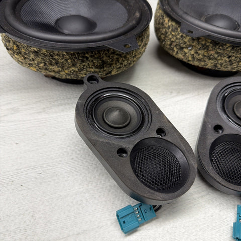 00-06 BMW E46 325 330 M3 Front Door / Rear Deck BSW Bavsound Speaker Tweeters