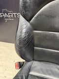 BMW E46 M3 Coupe Front Sport Seats Pair Black Napa Leather 2001-2006 OEM