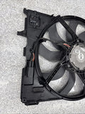 15-20 OEM BMW F80 F82 F83 M3 M4 Electric Radiator Cooling Fan w/Shroud *Cracked