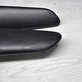 01-06 BMW OEM E46 M3 Coupe Trim Armrest Pads Set Black 8238622 *Notes*