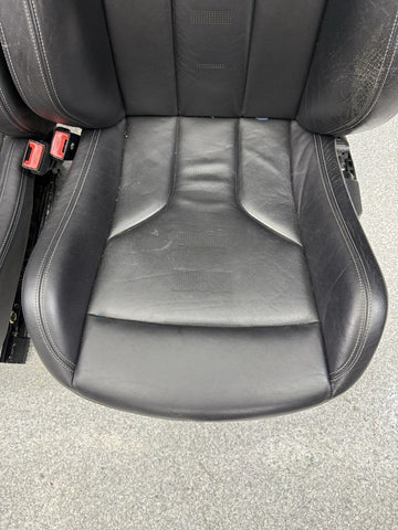 OEM 15-18 BMW F80 M3 FRONT LEATHER SEAT SEATS CUSHION INTERIOR BLACK