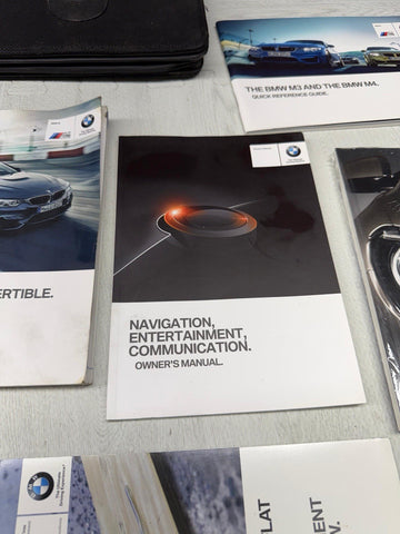 OEM BMW 15-20 F83 M4 CONVERTIBLE OWNERS MANUAL BOOK BOOKS BOOKLETS POUCH