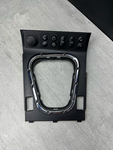 BMW Z3 M Z3M CENTER CONSOLE SHIFTER TRIM W/CHROME RING BLACK