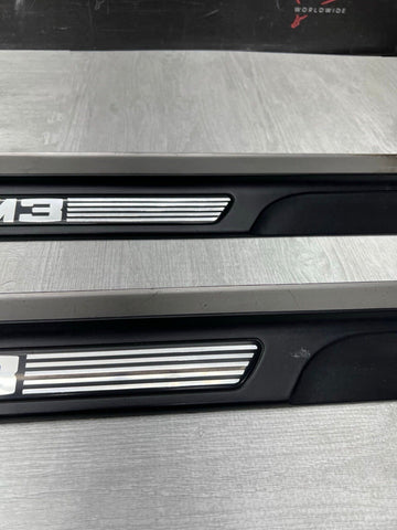 01-06 OEM E46 M3 BMW M3 Left Right Pair Door Sills Panels Scuff Plates