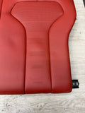 BMW F82 M4 Coupe 15-20 Left Rear Sakhir Orange Leather Back Rest Backrest Seat