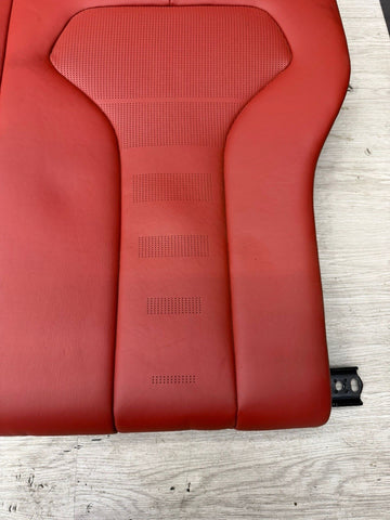 BMW F82 M4 Coupe 15-20 Left Rear Sakhir Orange Leather Back Rest Backrest Seat
