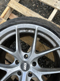 ESR RF2 19x9.5 ET35 5x120 HB 72.56 Silver Wheel Rim *1 Crack 3 Bends