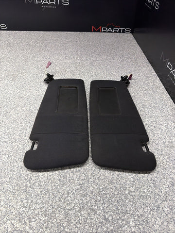 01-06 BMW E46 M3 Left Right Visors Sticker Peeling Off