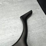 OEM 01-06 BMW E46 M3 Lower Steering Wheel Trim Cover Plate Titan Shadow Grey