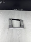 01-06 BMW E46 M3 Convertible Center Shift Shifter Trim Brushed Aluminum *Bent