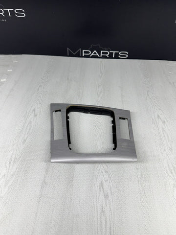 01-06 BMW E46 M3 Convertible Center Shift Shifter Trim Brushed Aluminum *Bent