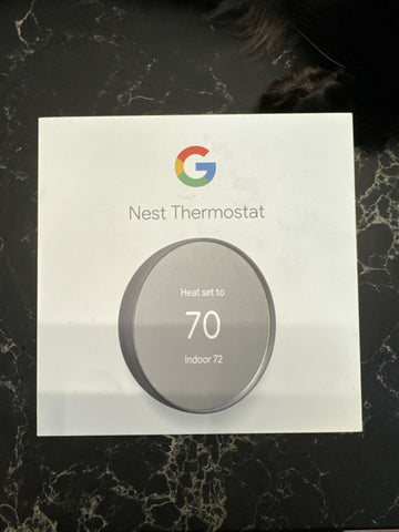 Google Nest Thermostat -Smart Programmable Wi-Fi Thermostat Charcoal