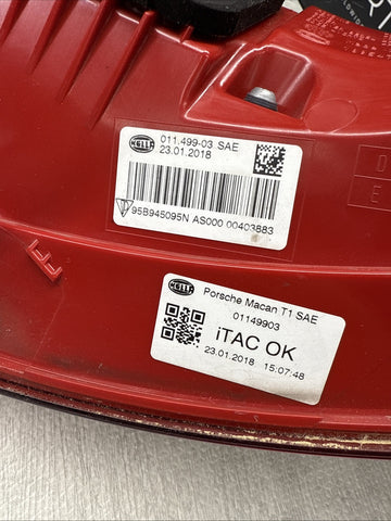 2015-2018 PORSCHE MACAN REAR LEFT DRIVER QUARTER PANEL MOUNT TAIL LIGHT LAMP OEM