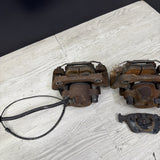 BMW OEM GENUINE E36 M3 Z3 M FRONT BRAKE CALIPERS SET PAIR LEFT RIGHT PAD *RUSTY*