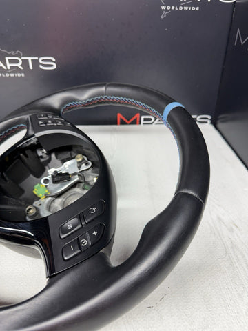 BMW Steering Wheel 01-06 E46 M3 MANUAL 32342282020 Custom Sides Rewrapped