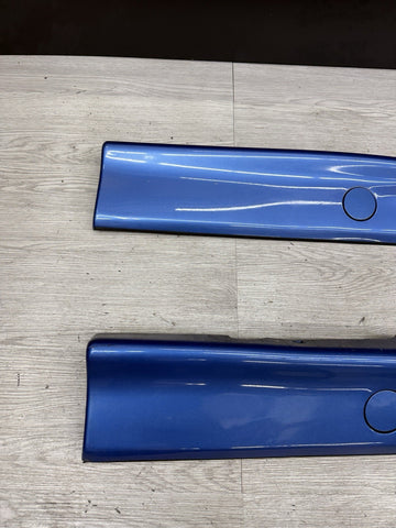 94-99 BMW E36 M3 M-TECH Side Skirts Rocker Panels Estoril Blue OEM 2233356