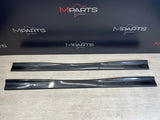 94-99 BMW E36 M3 COUPE SIDE SKIRTS ROCKER PANELS MOLDINGS COSMOS BLACK