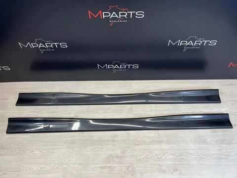 94-99 BMW E36 M3 COUPE SIDE SKIRTS ROCKER PANELS MOLDINGS COSMOS BLACK