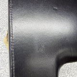 01-06 BMW E46 M3 Center Console Armrest Arm Rest Black Leather *Crease*