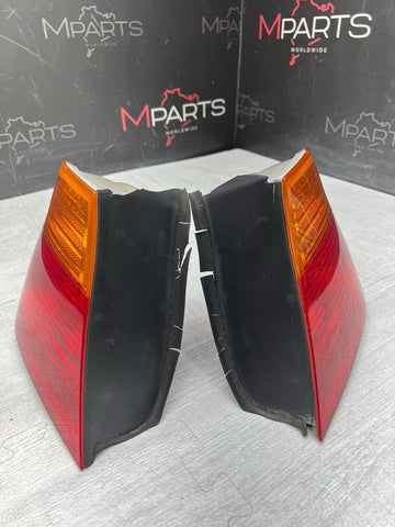 00-03 BMW E46 325 330 M3 CONVERTIBLE BRAKE TAIL LIGHTS LAMPS 8375801 OEM AMBER