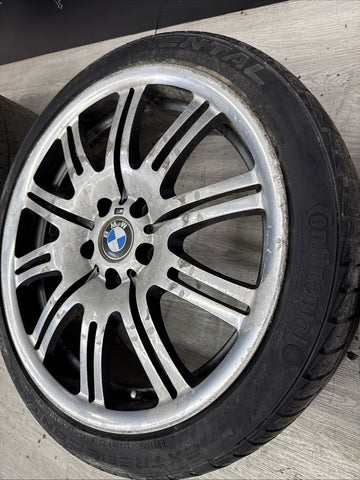 OEM BMW 01-06 E46 M3 19” Style 67 Wheels Rims Staggered Set