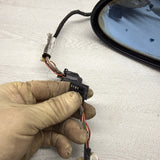 01-06 BMW E46 M3 Side View Door Mirrors Pair Carbon Black  *Notes*