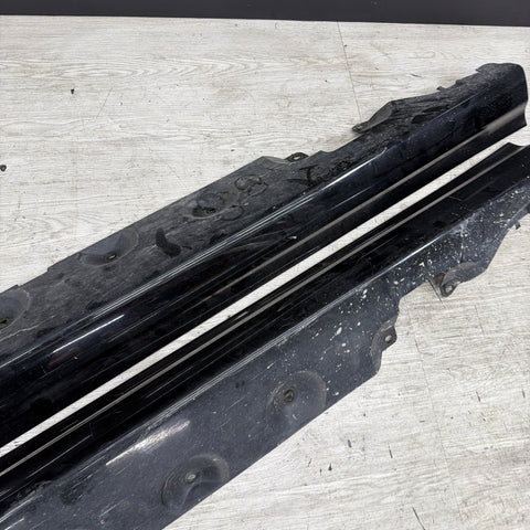 01-06 BMW E46 M3 Rocker Panel Side Skirts OEM Jet Black