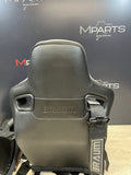 BMW Front BRAUM Sport Seats Black Pair