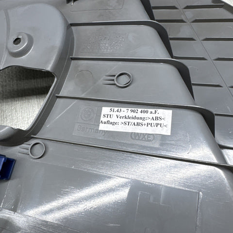 01-06 BMW E46 M3 GREY GRAY DEAD PEDAL KICK PANEL COVER 7902400
