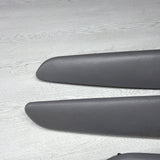 01-06 BMW E46 M3 Convertible Door Arm Rest Armrest Pads Grey