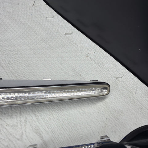 08-13 BMW E92 E93 M3 Front Fender Grilles Side Marker Light Chrome Trims OEM