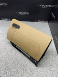 08-13 BMW E93 M3 CONVERTIBLE GLOVE BOX COMPARTMENT NOVILLO LEATHER BAMBOO