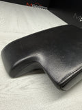 01-06 BMW E46 M3 Center Console Armrest Arm Rest Black Leather Top