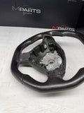 BMW 01-06 E46 M3 Manual Custom Leather Sides Flat Bottom Top Steering Wheel