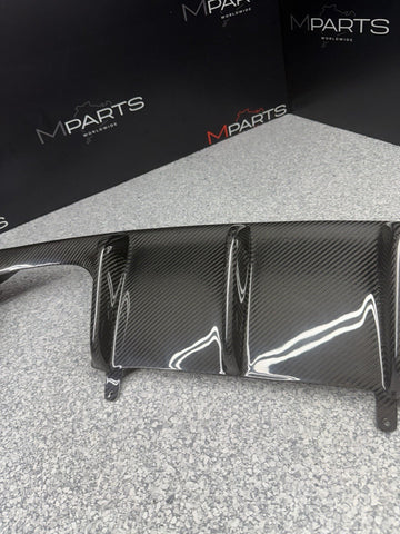 NEW 08-13 BMW E92 E93 M3 Carbon Fiber Rear Bumper Diffuser V Style