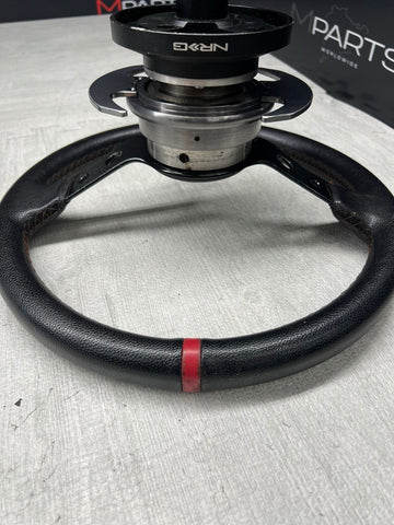 98-02 BMW E37 E36 M3 Z3M Z3 M FRONT LEATHER M SPORT STEERING WHEEL CUSTOM